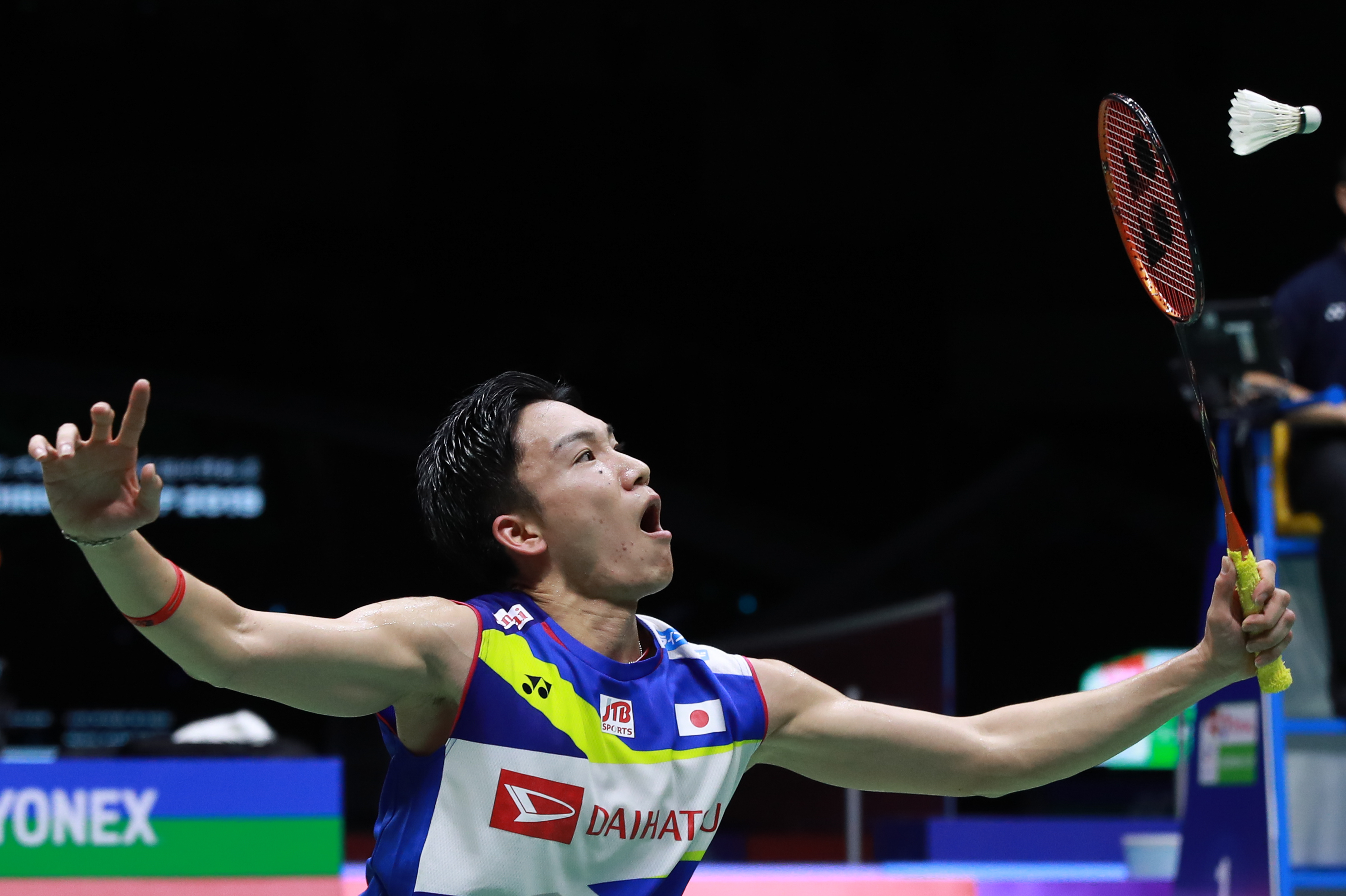 关于日本羽毛球队完胜马来西亚羽毛球队，桃田贤斗统治全场的信息