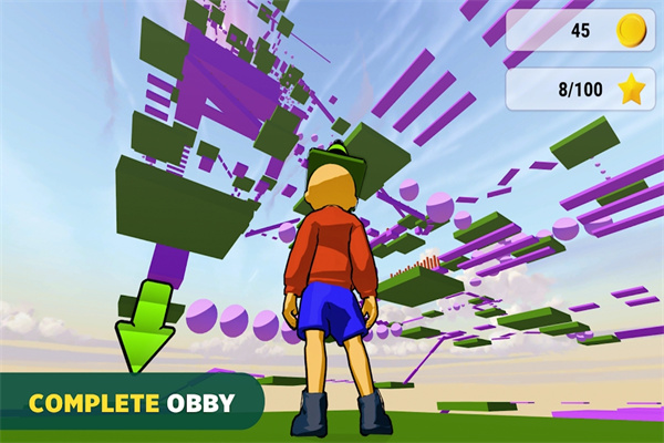 跑酷比赛选手高空翻转，惊险刺激