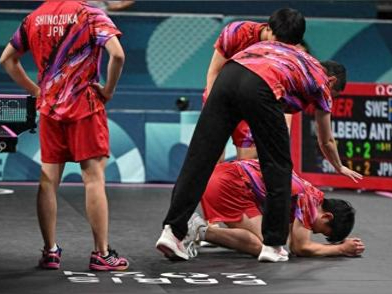 法国乒乓球队横扫瑞典乒乓球队，张本智和惊艳世界的简单介绍